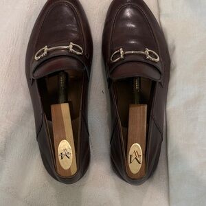Salvatore Ferragamo Alain Midbrown Calf Leather Loafers